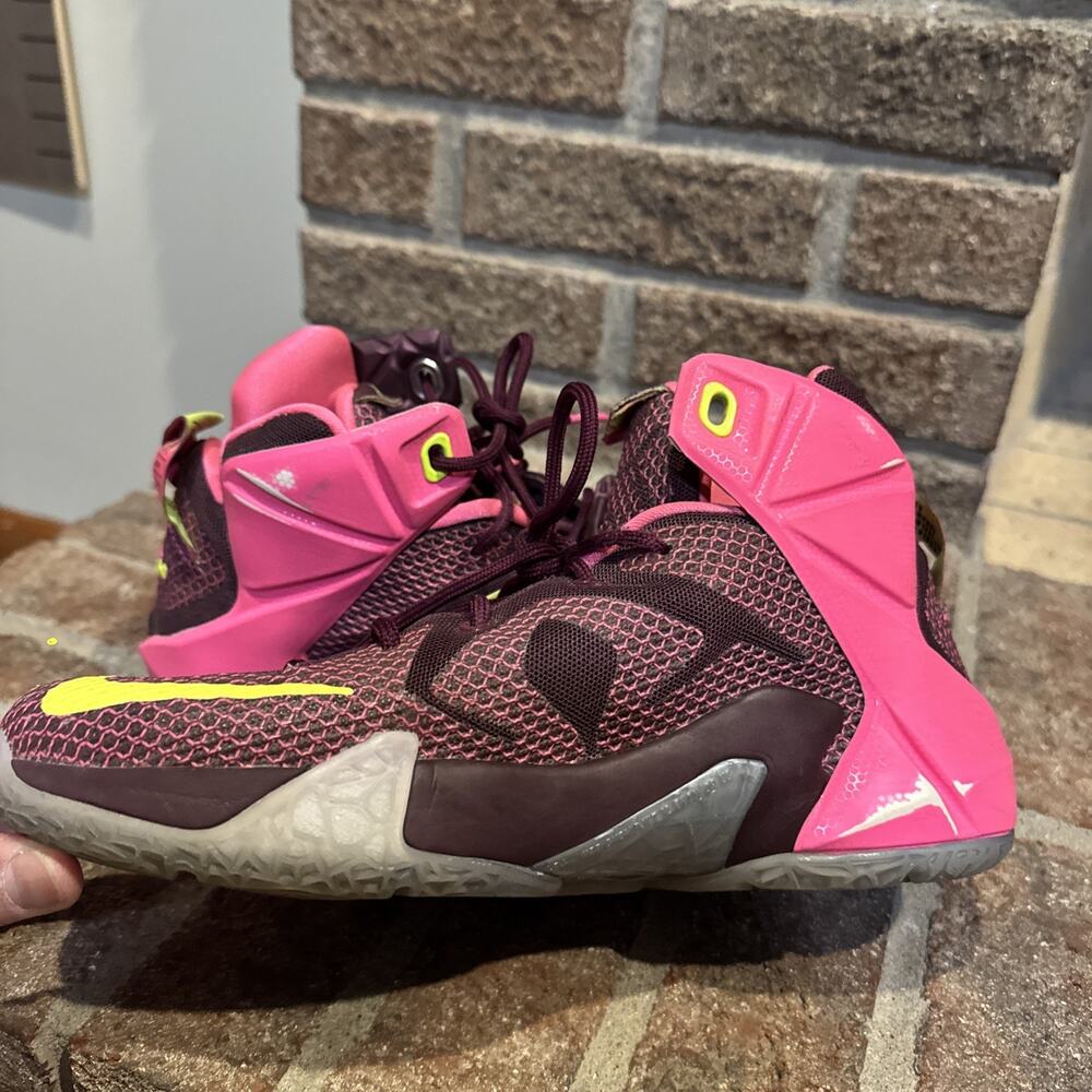 NIKE Lebron 12 [Xll]‎ Double Helix Basketball SneakersSize 6.5Y 685181-600 #0058 - Picture 6 of 16